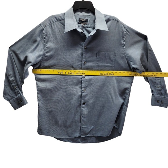Vintage Dockers Men's Casual Shirt Button Down Size LG Gray Check Hong Kong - Picture 5 of 8